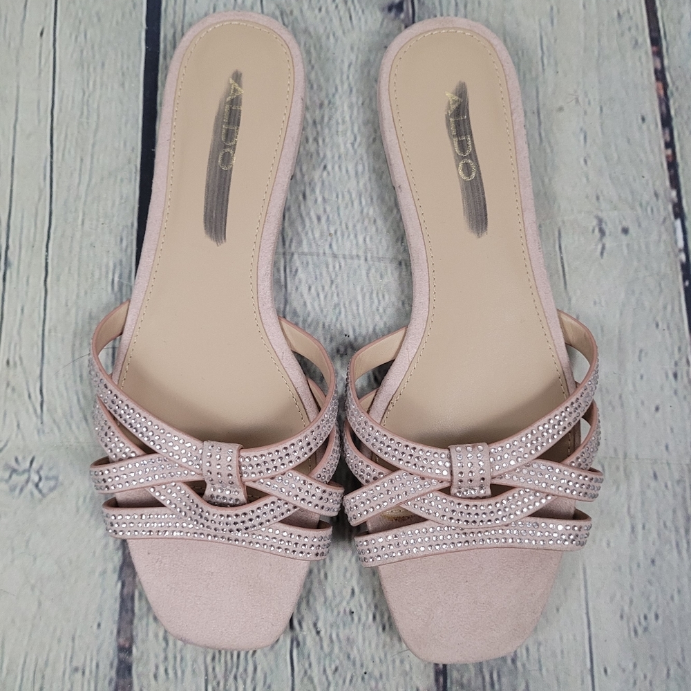 ALDO | gem studded sample strappy sandals